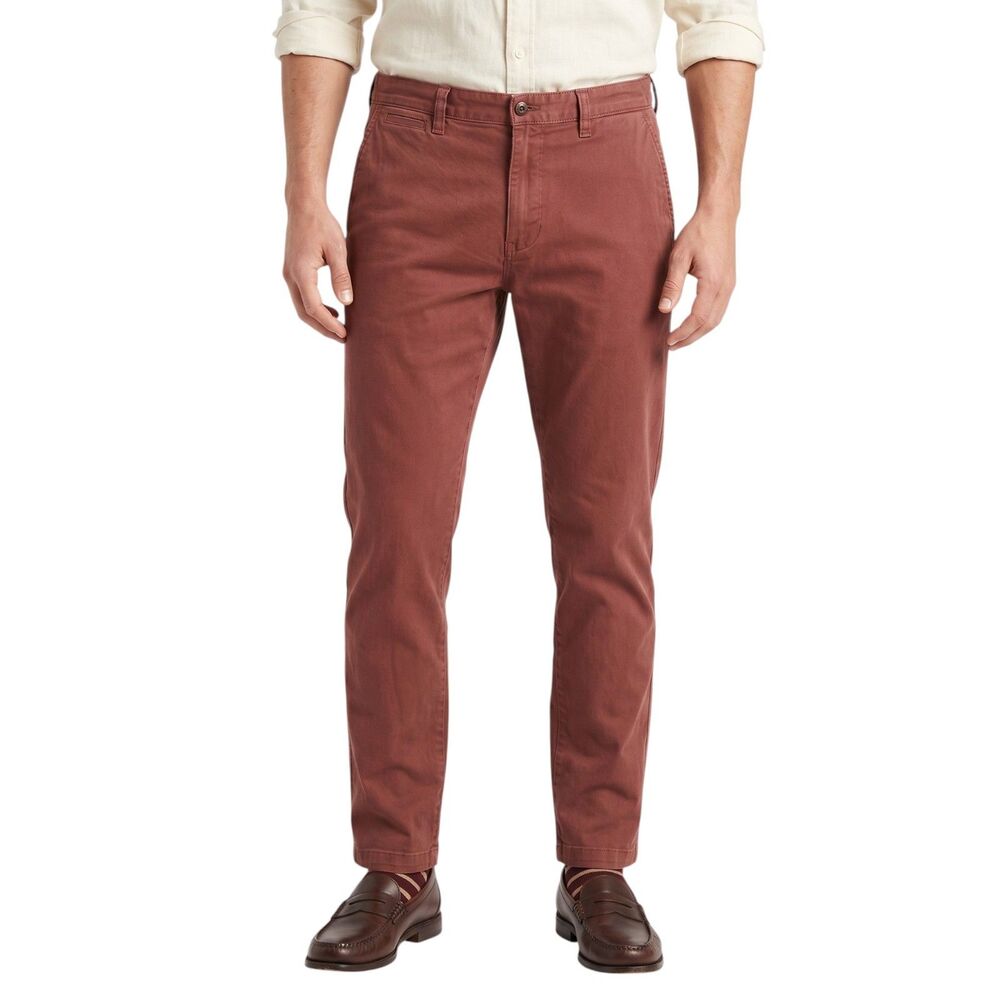 Territory Ahead Mens Rust Pants Stretch Elastic Waist 40x32